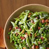 Creamy Spring Peas With Pancetta