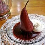 Slow-Baked Honey Wine Pears