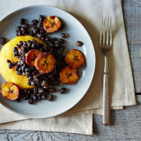 Vegetarian Arepas with Avocado and Plantains