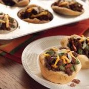 barbecue beef-filled biscuits