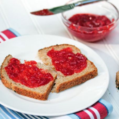 No Sugar Strawberry Freezer Jam