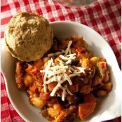 Winter Spiced Chili With Salt and Peppercorn Biscuits