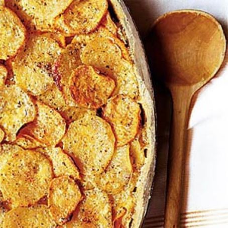 Two-Potato Gratin