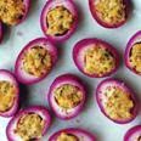Beet-Pickled Deviled Eggs