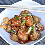 Crispy Orange Sesame Honey Chicken