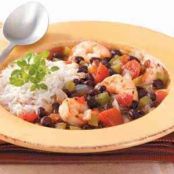 Shrimp and Black Bean Chili