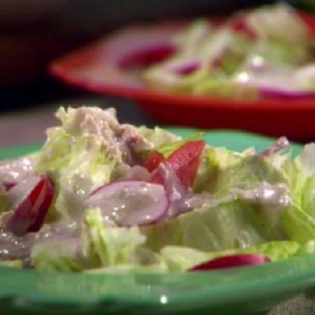 Sunny Anderson's Easy Salad with Creamy Roasted Tomatillo Dressing