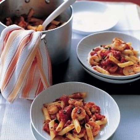 Spicy Shrimp and Tomato Pasta
