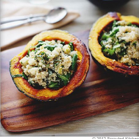 Squash Boats With Quinoa
