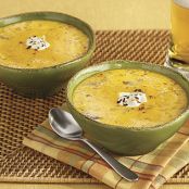 Beer and Brat Cheese Soup