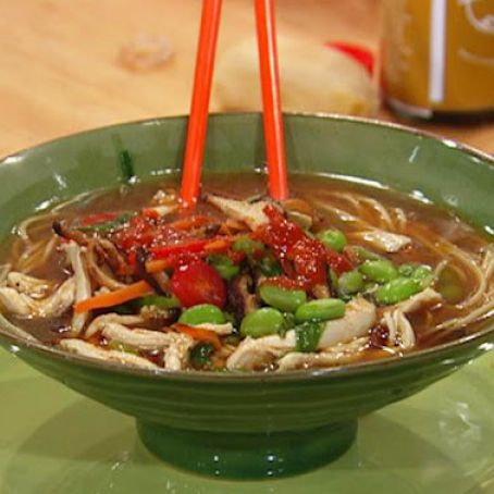 Chicken & Edamame Noodle Bowls