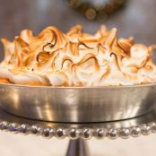 Cranberry Meringue Pie