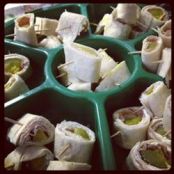 Ham & Dill Pickle-Tortilla Rolls