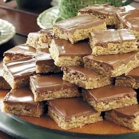 Glazed Peanut Butter Bars