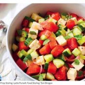 Watermelon, Cucumber, and Feta Salad Recipe