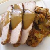 Simple Turkey with Stuffing and Gravy