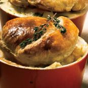 Shrimp and Andouille Pot Pies