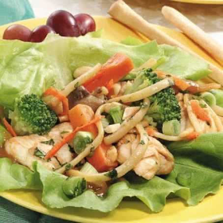 Spicy Asian Lettuce Wraps