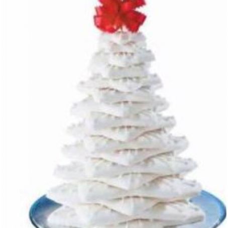 White Christmas Cookie Tree