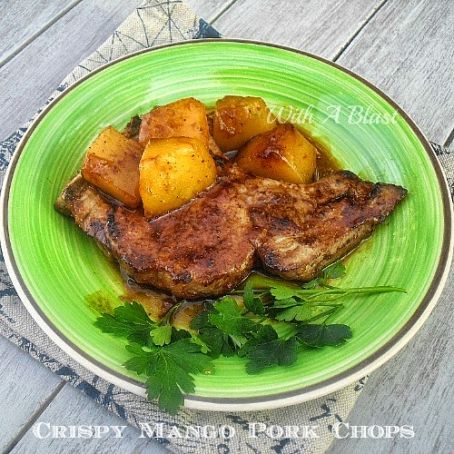 Crispy Mango Pork Chops