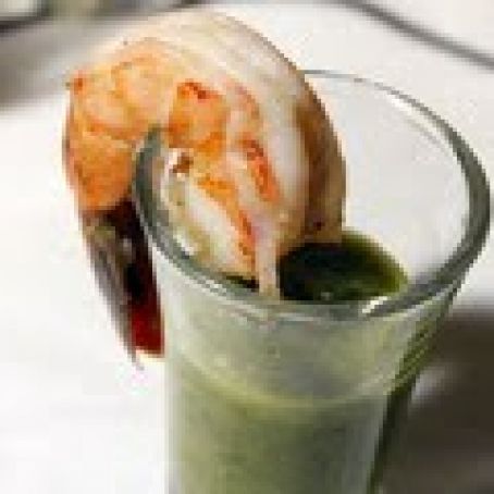Shrimp-Tomatillo Cocktail