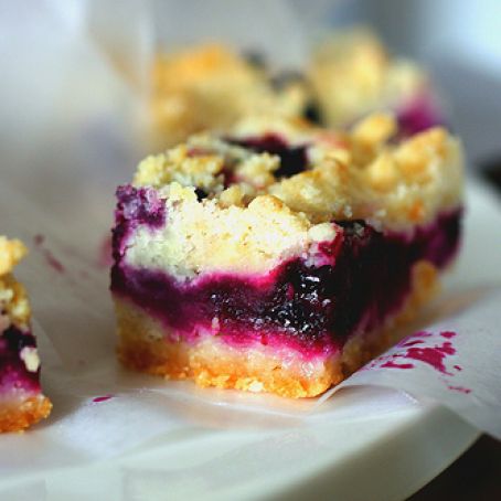blueberry crumb bars
