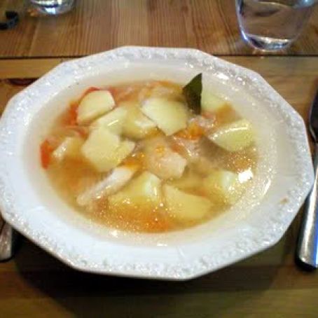 SOPA BRETONA DE PESCADO ( FRANCESA )