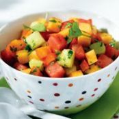 Simple Melon Salsa