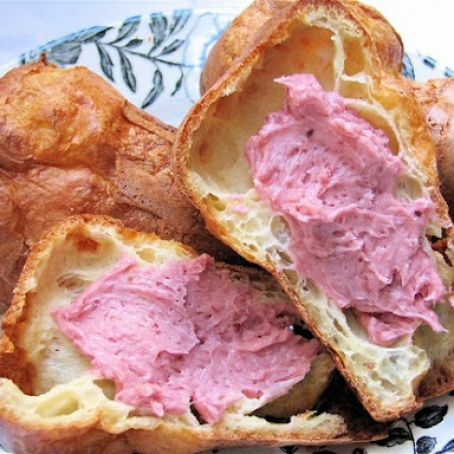 Popover's with Raspberry Butter