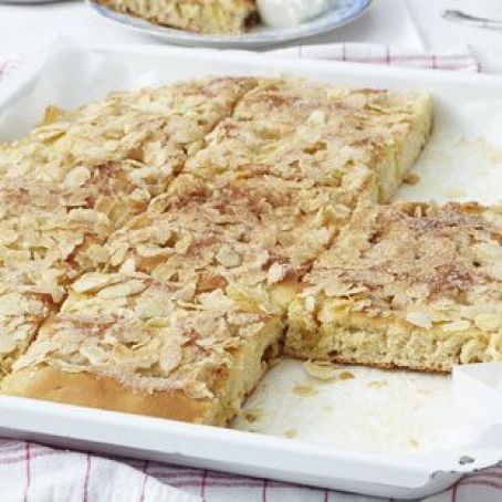 Butterkuchen mit Mandeln