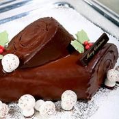 Buche de Noel roll cake