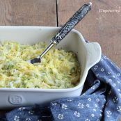 Spaghetti Squash, Creamy Leek  Casserole (Paleo)