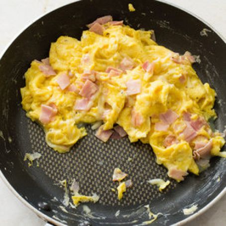 Ham and Gruyere Breakfast Scramble for 2