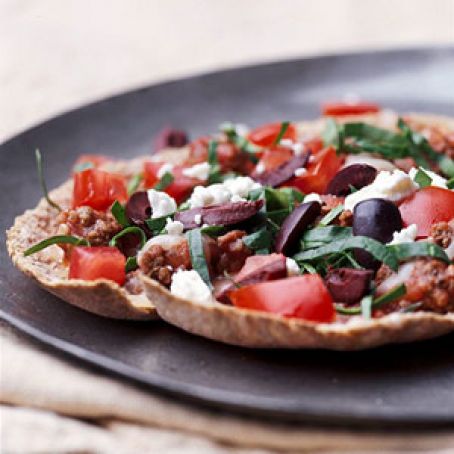 Greek Pita Pizzas