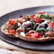 Greek Pita Pizzas
