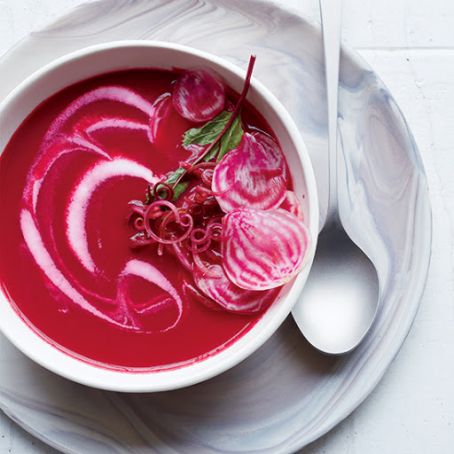 Chilled Beet and Green Apple Bisque