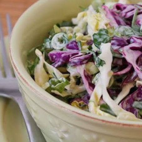 Spicy Mexican Slaw with Lime and Cilantro