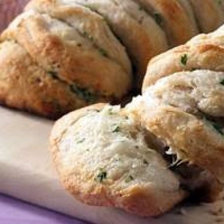 Garlic-Parmesan Pull-Apart Loaves