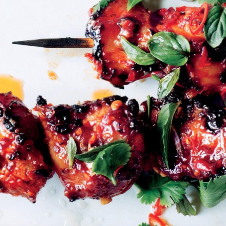 Sambal Chicken Skewers