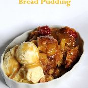 Pineapple Upside Down Bread Pudding