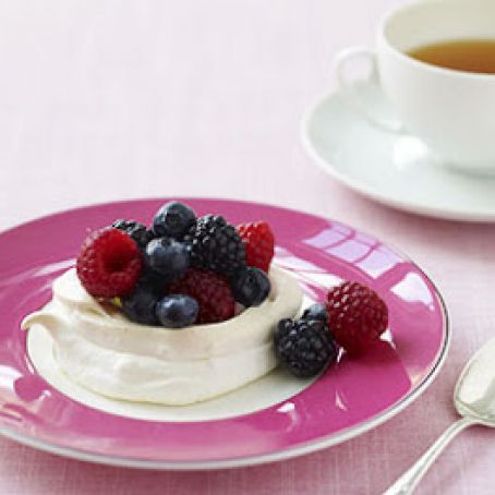 Meringue Berry Bowls