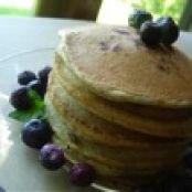 Whole Wheat Blueberry Pancakes