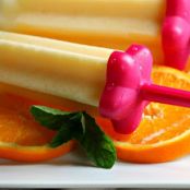 Orange Cream Ice Pops