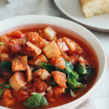 SWEET POTATO AND CHICKPEA STEW