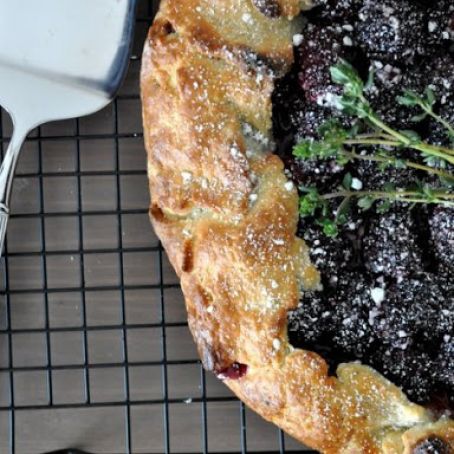 Blackberry and Thyme Galette