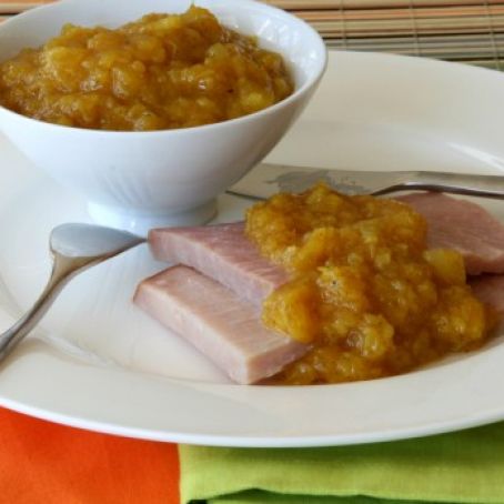 Quick Curried Pineapple Sauce for Ham