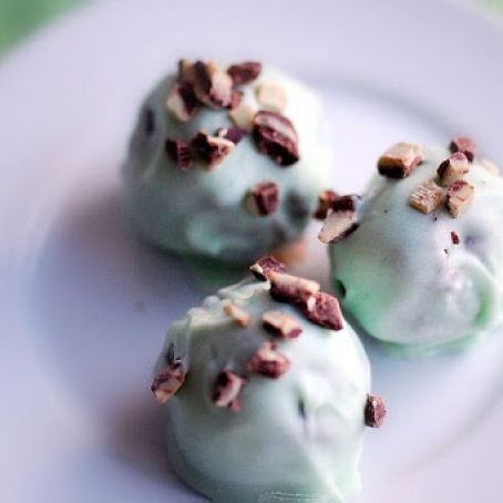 Andes Mint Brownie Truffles