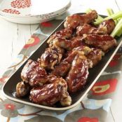 Raspberry Barbecue Wings Recipe