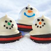 Melting Snowmen Oreo Cookies (Gina Sheppard 2012)