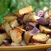 Vinegar-Coarse Salt Chipotle Roasted Potatoes
